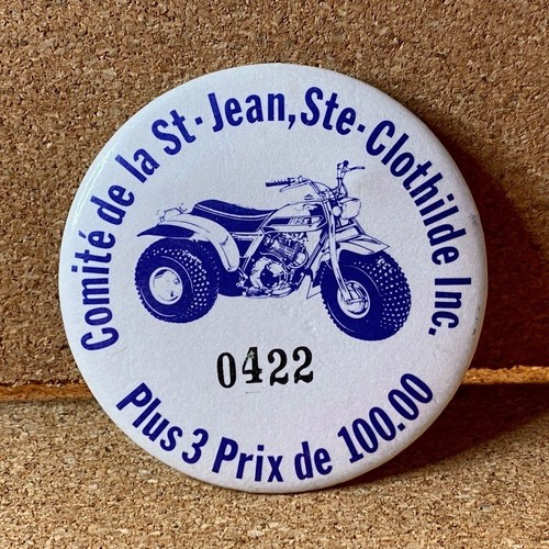 Ancien insigne étain moto