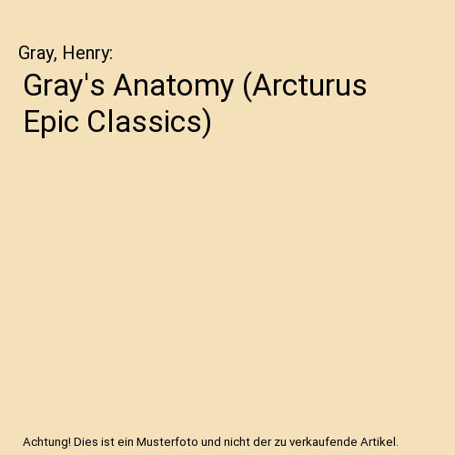 Gray anatomy arcturus epic - gray's,