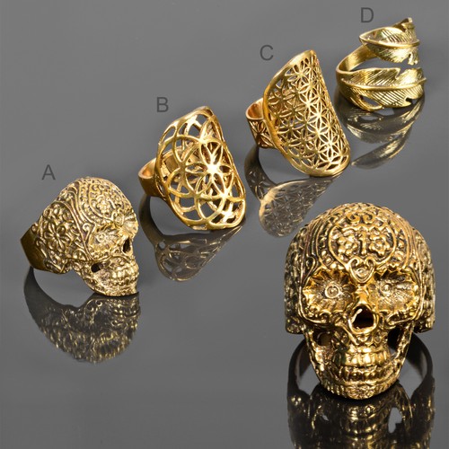 Femme bague laiton anneau - femme,