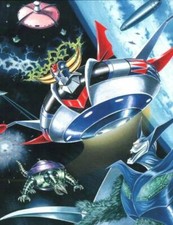 PLAQUE MÉTAL  MANGA GOLDORAK    30 X 20 CM