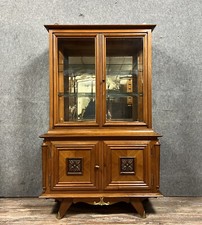 magnifique bibliothèque époque Art Déco en noyer clair vers 1930-1940