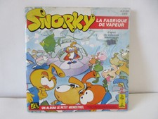 Livre / Disque 45 T : LES SNORKY la fabrique de vapeur   1986