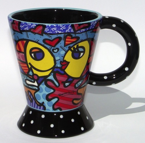 Romero britto tasse - romero, café