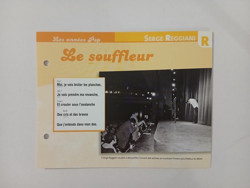 Carte fiche serge reggiani - serge,