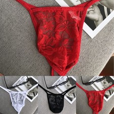 String homme tback dentelle