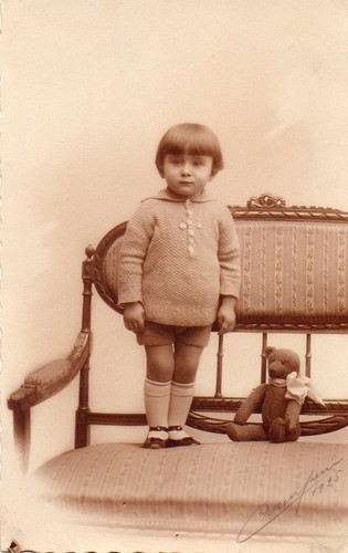 Bk956 carte photo - photo, vintage