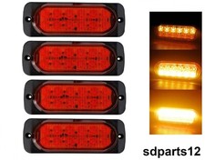4x 12V-24V Lampes de Secours