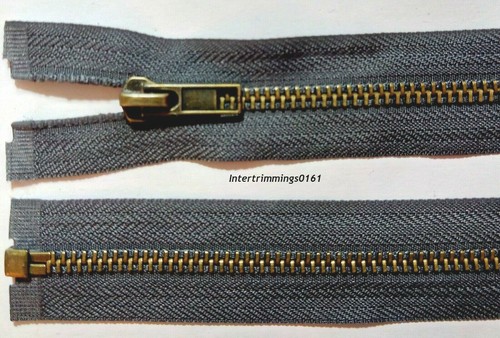 Zip gris laiton antique - zip,