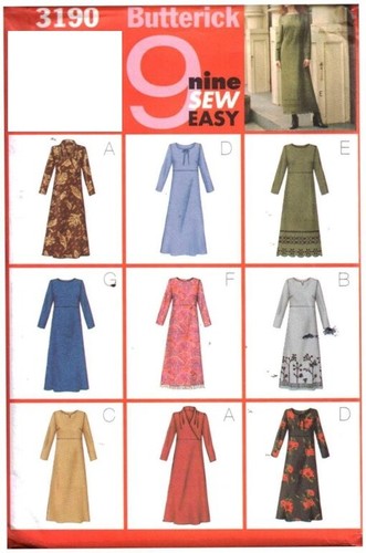 3190 patron butterick - v👗,