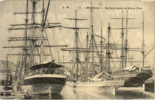 Cpa marseille voiliers - marseille,