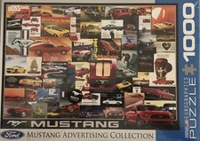 EUROGRAPHICS FORD MUSTANG ADVERTISING COLLECTION PUZZLE 1000pcs