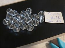 lot de 20 grosses perles ronde