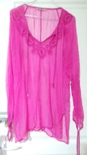 tunique voile rose fushia tera bora taille 3