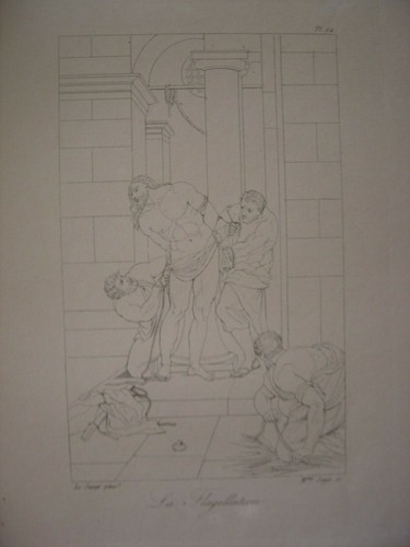 Gravure flagellation de - gravure,