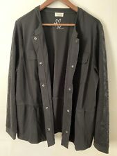 Chemise Crêpe Noir  Manches