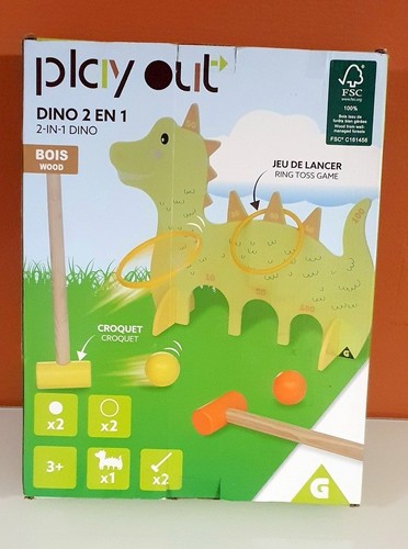 Jeu croquet dino - du,