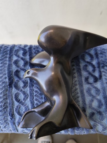 Sculpture oiseau aigle métal