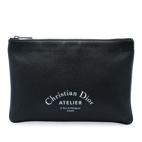 Dior grainé atelier pochette - dior,