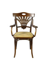Fauteuil canné de THONET N°293 - Art nouveau - Ca,1905