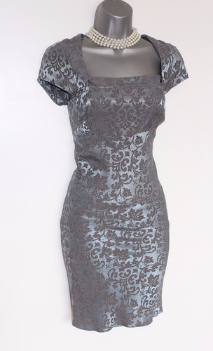 Robe mini fête jacquard - en,