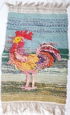 Grau-Garriga ART BRUT tapisserie murale brutalist art wall carpet