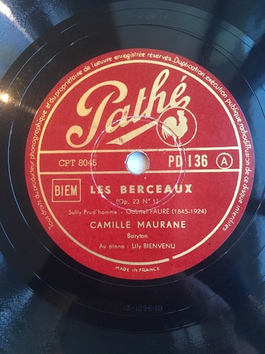 Rpm camille maurane lily - maurane, &