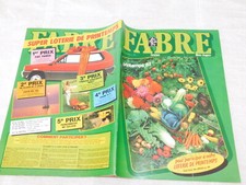 CATALOGUE 1987 GRAINES FABRE ancien vintage FLEURS jardinage JARDIN legumes ROSE