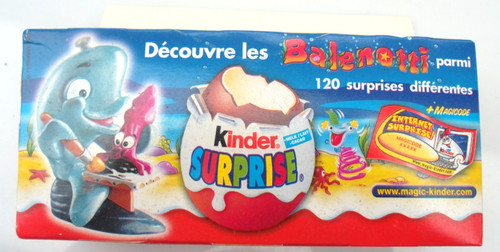 Boite vide kinder surprise - vide,