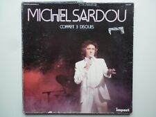 Michel Sardou coffret 3 vinyles 33tours Coffret 3 Disques Impact
