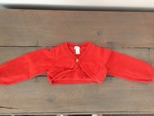 Gilet court orange manches