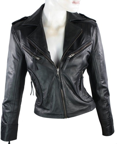 Blouson cuir véritable - blouson, en