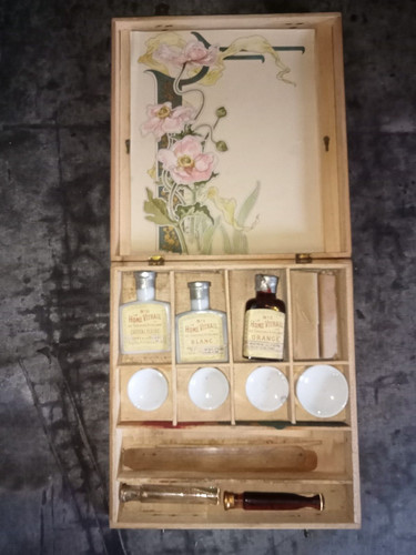 Ancien coffret artiste home - ancien,