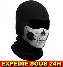 ✅ Cagoule Vélo Masque Complet Imprimé Tête De Mort Crâne Moto Coupe Vent Ski