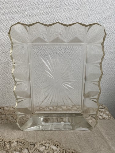 Ancien cadre photo - en, cristal