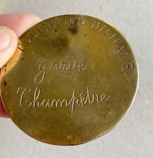 Médaille en Cuivre ou bronze
