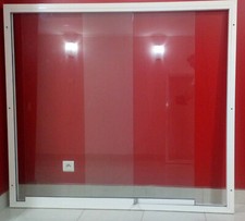 4 Façades aluminium double portes coulissantes en verre avec clef pour commerces