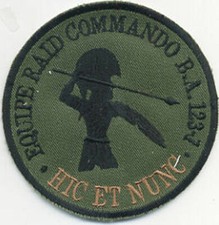 TISSU AVIATION / RAID COMMANDO ANORAA LIMOUSIN BASE AERIENNE 123 - 1