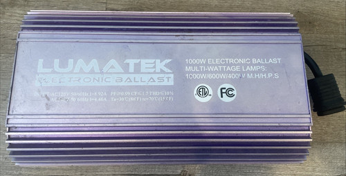 Lumatek electronic ballast - lumatek,