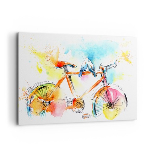 Impression sur toile 120x80cm - sur,