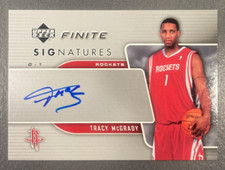 TRACY McGRADY 2004-05 UPPER DECK FINITE SIGNATURES