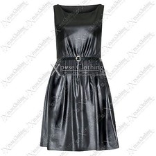 Robes jupe évasée noire sans - noire,