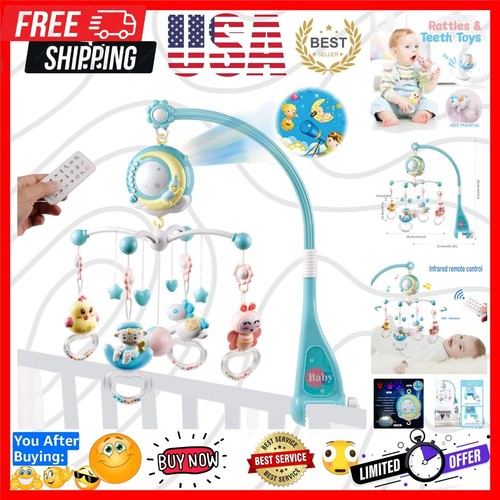 Baby musical crib mobile - mobile, with