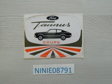 AUTOCOLLANT FORD TAUNUS COUPE STICKER FORD RARE VINTAGE