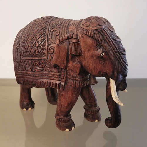 Statuette éléphant apparat - statuette,