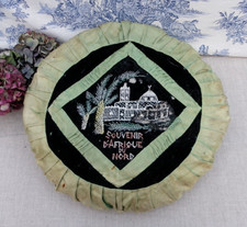 GRAND COUSSIN ANCIEN BRODÉ SOUVENIR D'AFRIQUE DU NORD