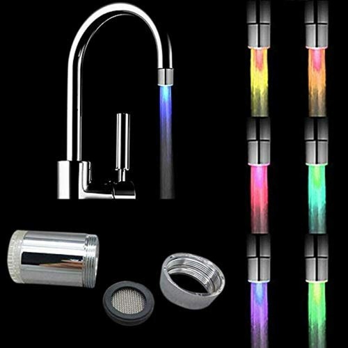 Embout robinet lumineux