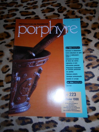 Revue porphyre préparateur - revue, porphyre,