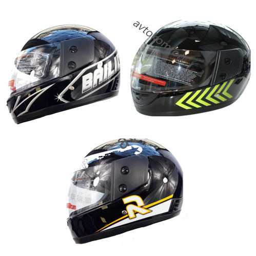 Casque avec visière moto - casque,