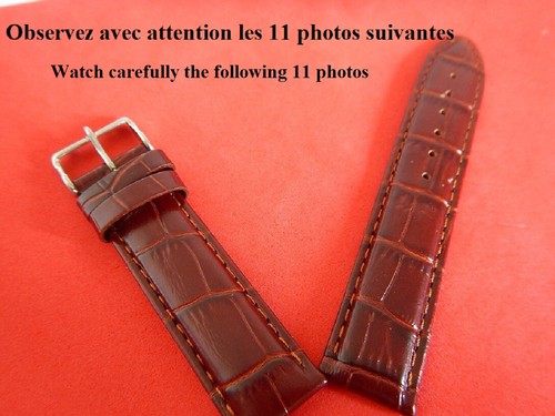 Bracelet cuir véritable - 20, mm