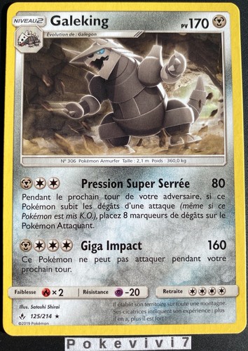 Carte pokemon galeking - carte,